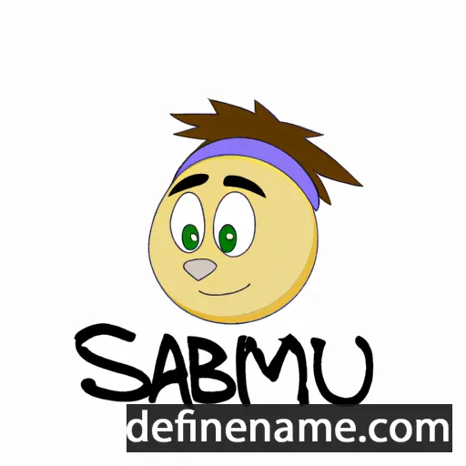 cartoon of the name Sambuu