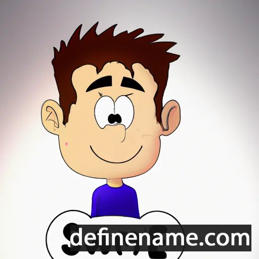 cartoon of the name Sameh