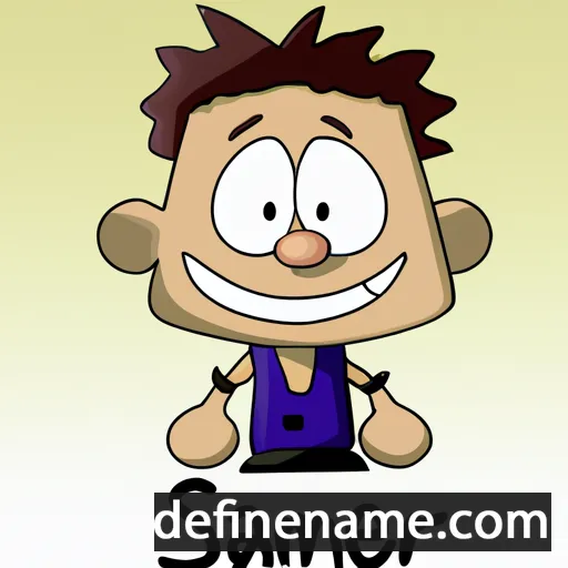 cartoon of the name Samer