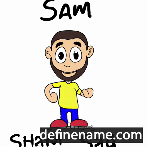 cartoon of the name Samih