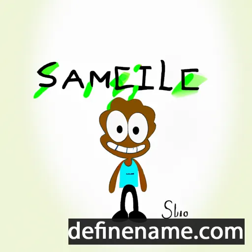 cartoon of the name Samille