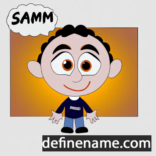 cartoon of the name Samirə