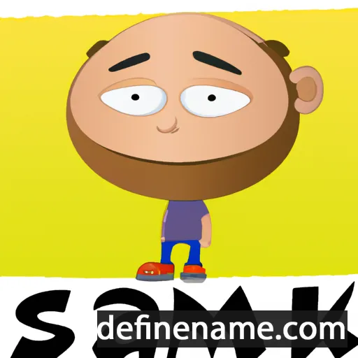 cartoon of the name Samki