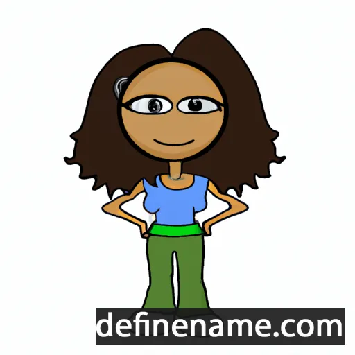 cartoon of the name Samone