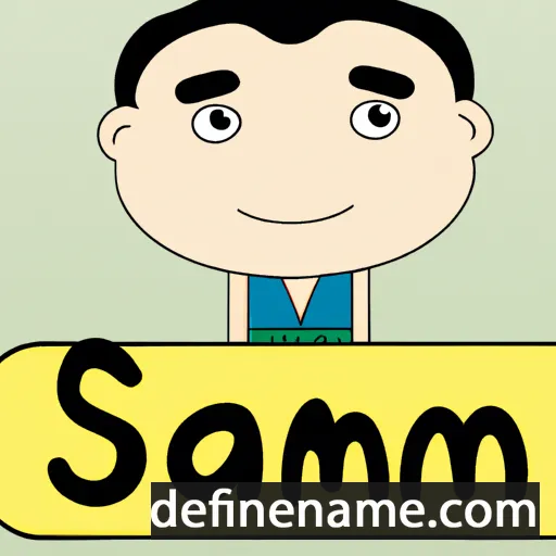 cartoon of the name Samran