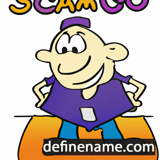 cartoon of the name Samric