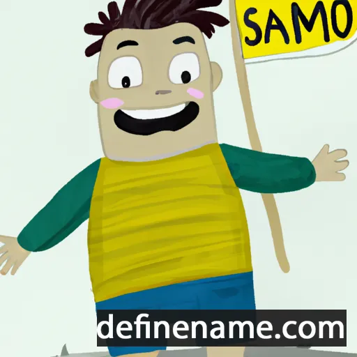 cartoon of the name Samsó