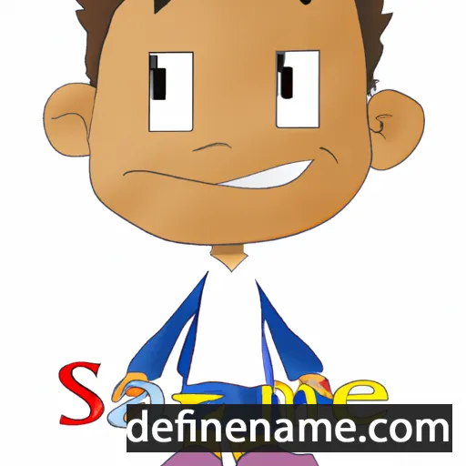 cartoon of the name Samùél