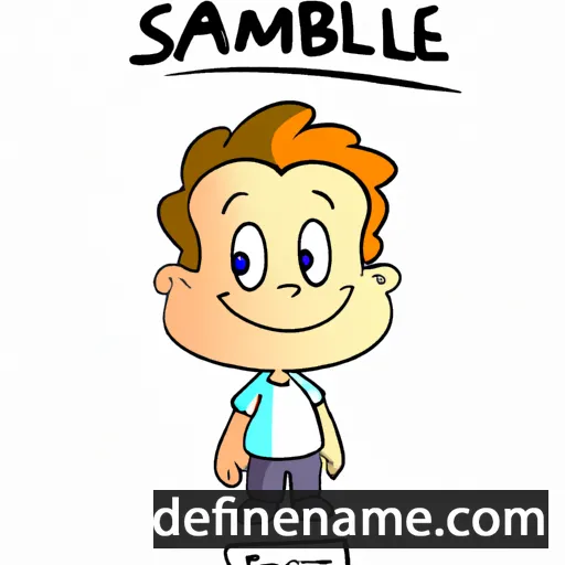 cartoon of the name Samuelle