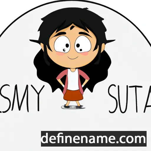 cartoon of the name Samyukta