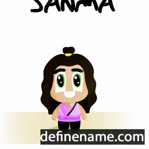 Sanama cartoon