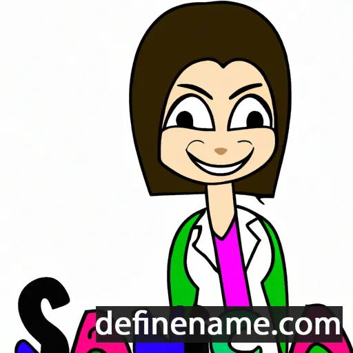 cartoon of the name Sancia