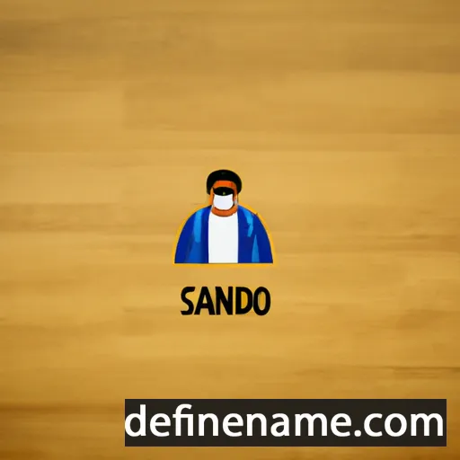 cartoon of the name Sandro