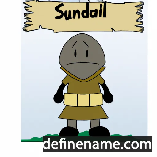 Sandulf cartoon