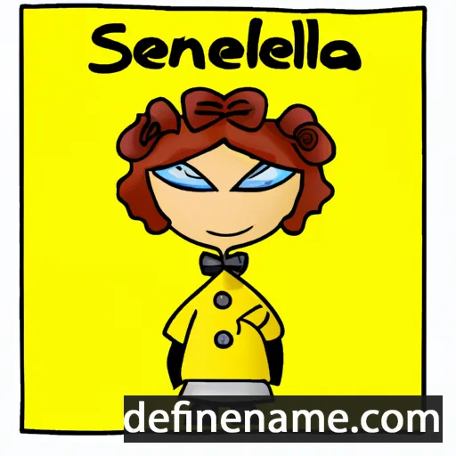 cartoon of the name Sanella