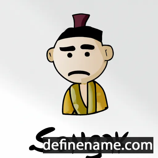 cartoon of the name Sangkot