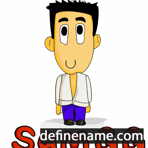 cartoon of the name Sangram