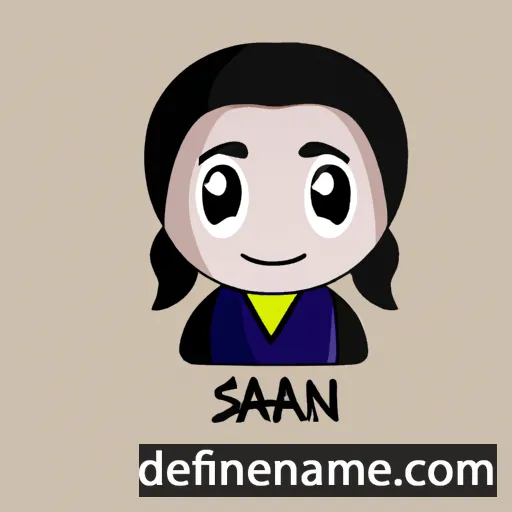 cartoon of the name Sannan