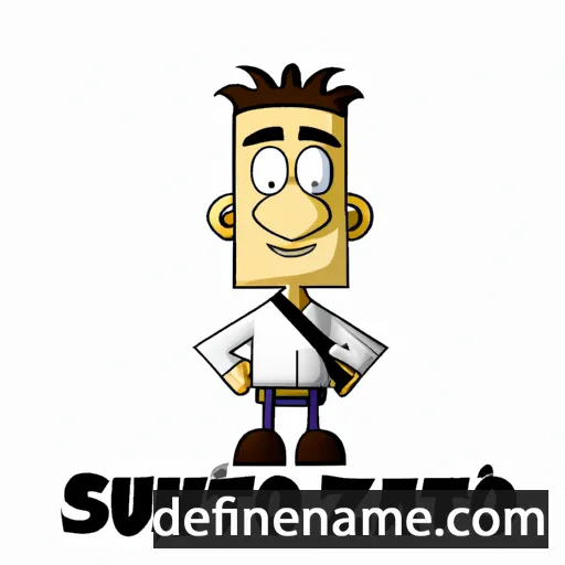 cartoon of the name Santuzzo