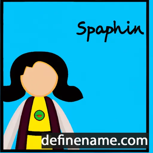 Saphina cartoon