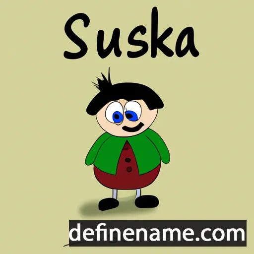 cartoon of the name Šauška