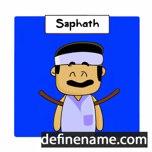 cartoon of the name Saptarshi