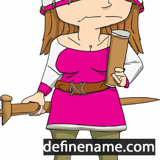 cartoon of the name Saramund