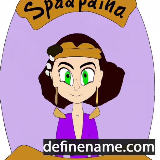 cartoon of the name Saraphina