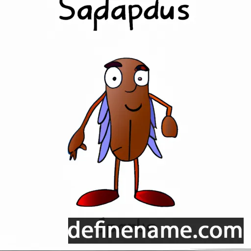 cartoon of the name Sardanapalus