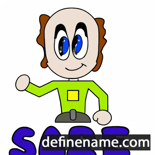 cartoon of the name Sare