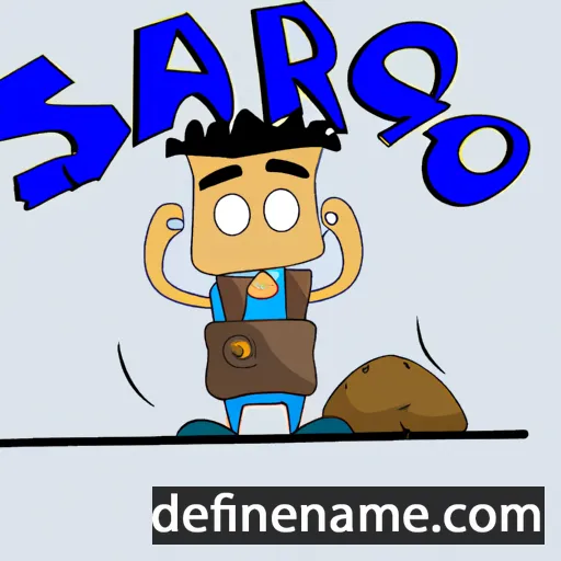 cartoon of the name Sargão