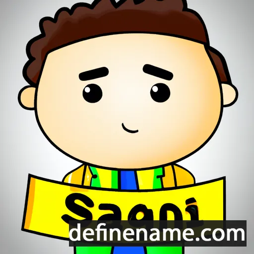 cartoon of the name Sarhang