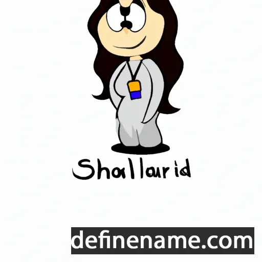 cartoon of the name Sarhild