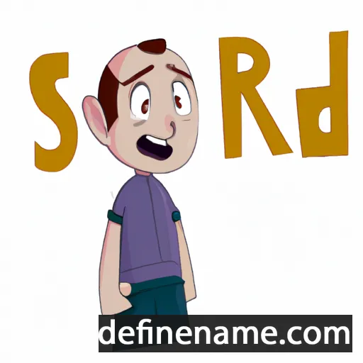 cartoon of the name Sarid