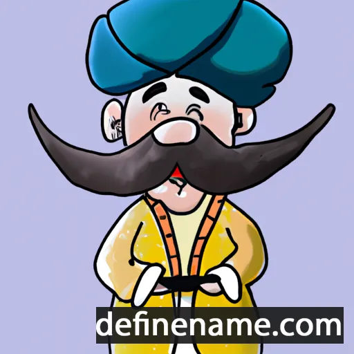 cartoon of the name Sarighani