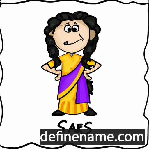 cartoon of the name Saris