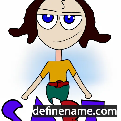 cartoon of the name Sarit