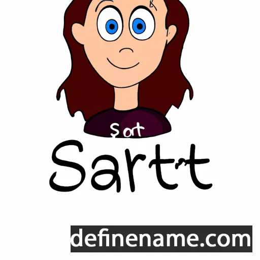 cartoon of the name Sarlott