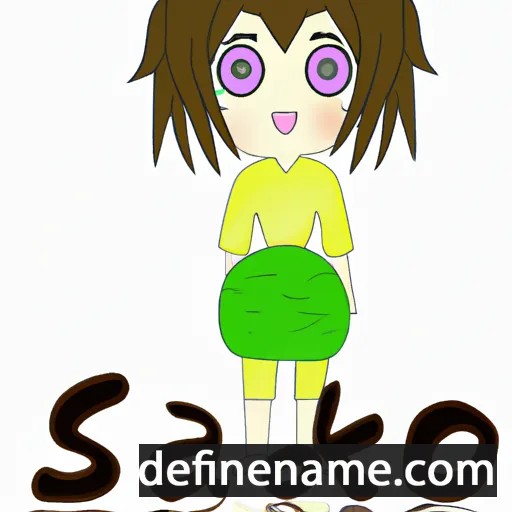 cartoon of the name Sasako