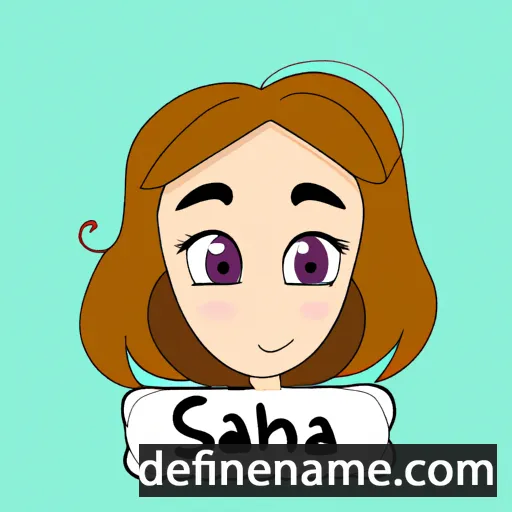 cartoon of the name Sasha