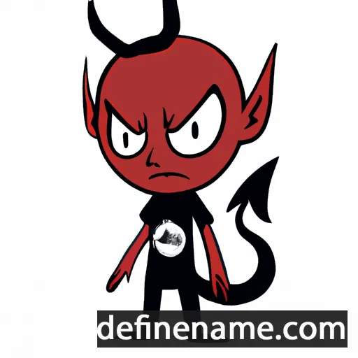 cartoon of the name Satanay