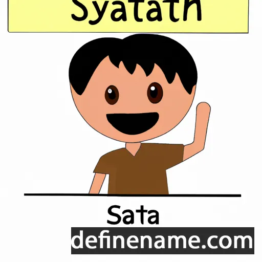 Sathya cartoon