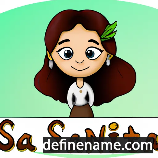 Satina cartoon