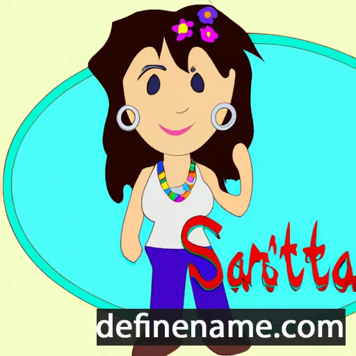 Satrina cartoon