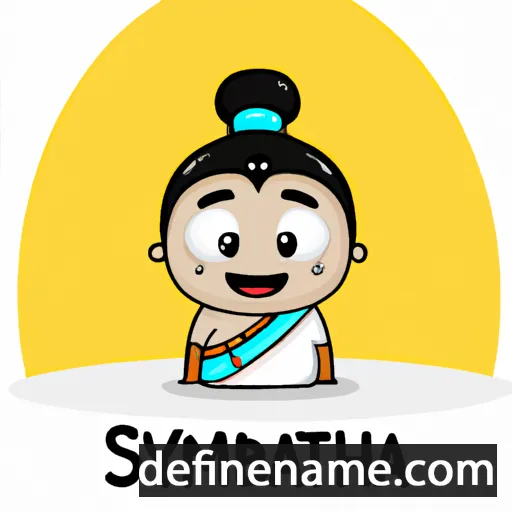 cartoon of the name Satyabhama