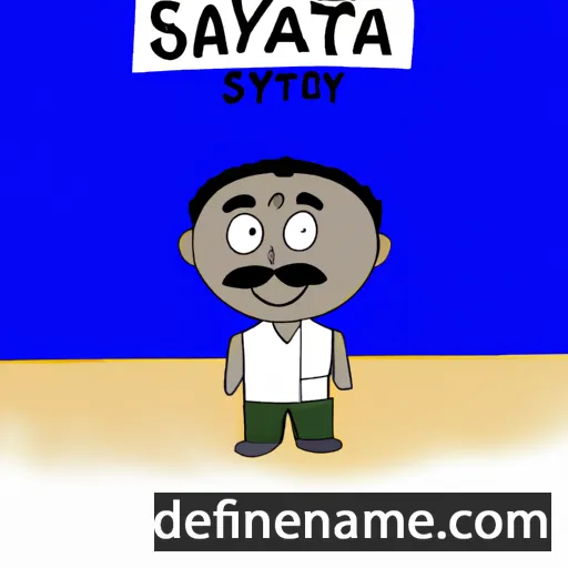 Satyendra cartoon