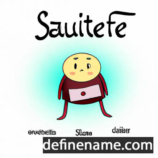 cartoon of the name Saulcerīte