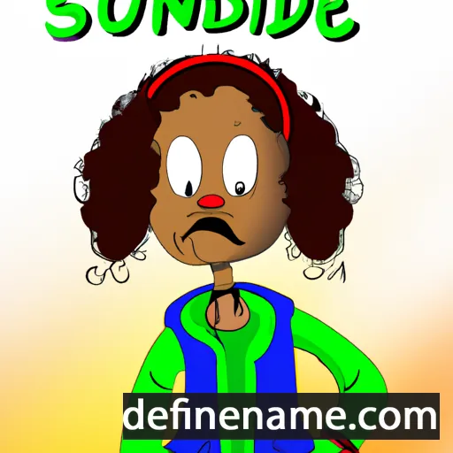 cartoon of the name Saundrène