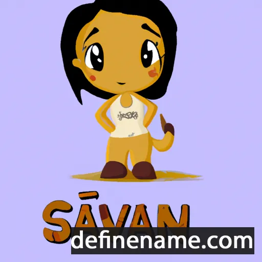 Savana cartoon