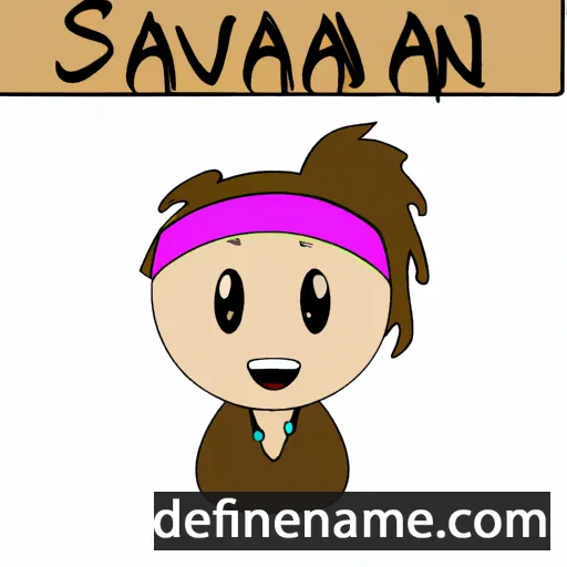 Savanah cartoon